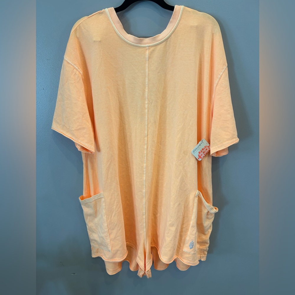NWT FP Free People Movement Hot Shot Shorts Romper Onesie - Morning Sunshine - Picture 7 of 10